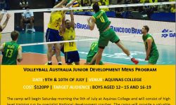 Volleyball Australia Rising Stars Program – In Perth, July 2016