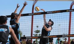 Young Guns flex at Optus Volley by the Bay 2019